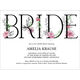 Floral Bride Invitations Image 4 of 4